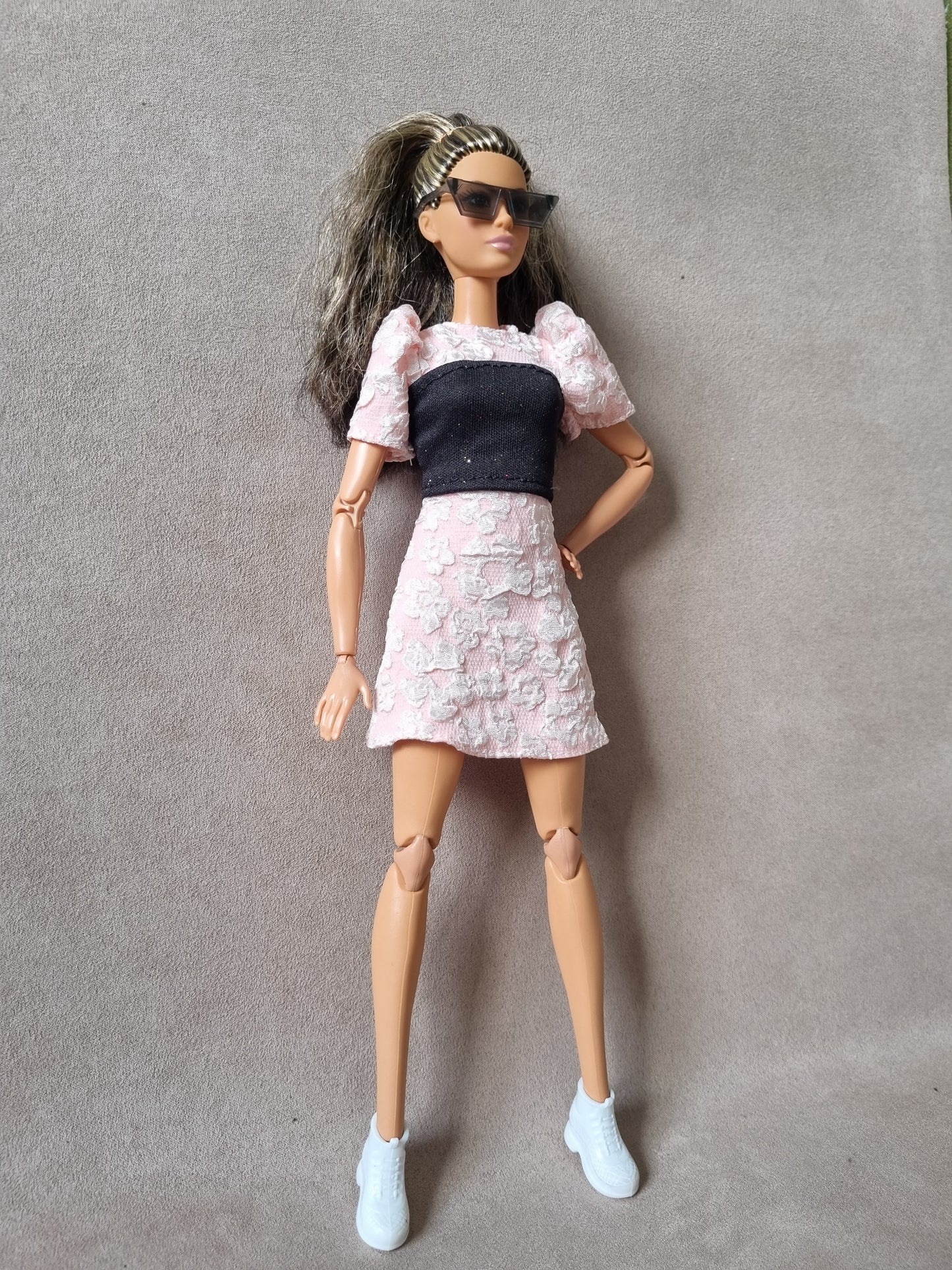 Pink dress for barbie , 11.5' doll