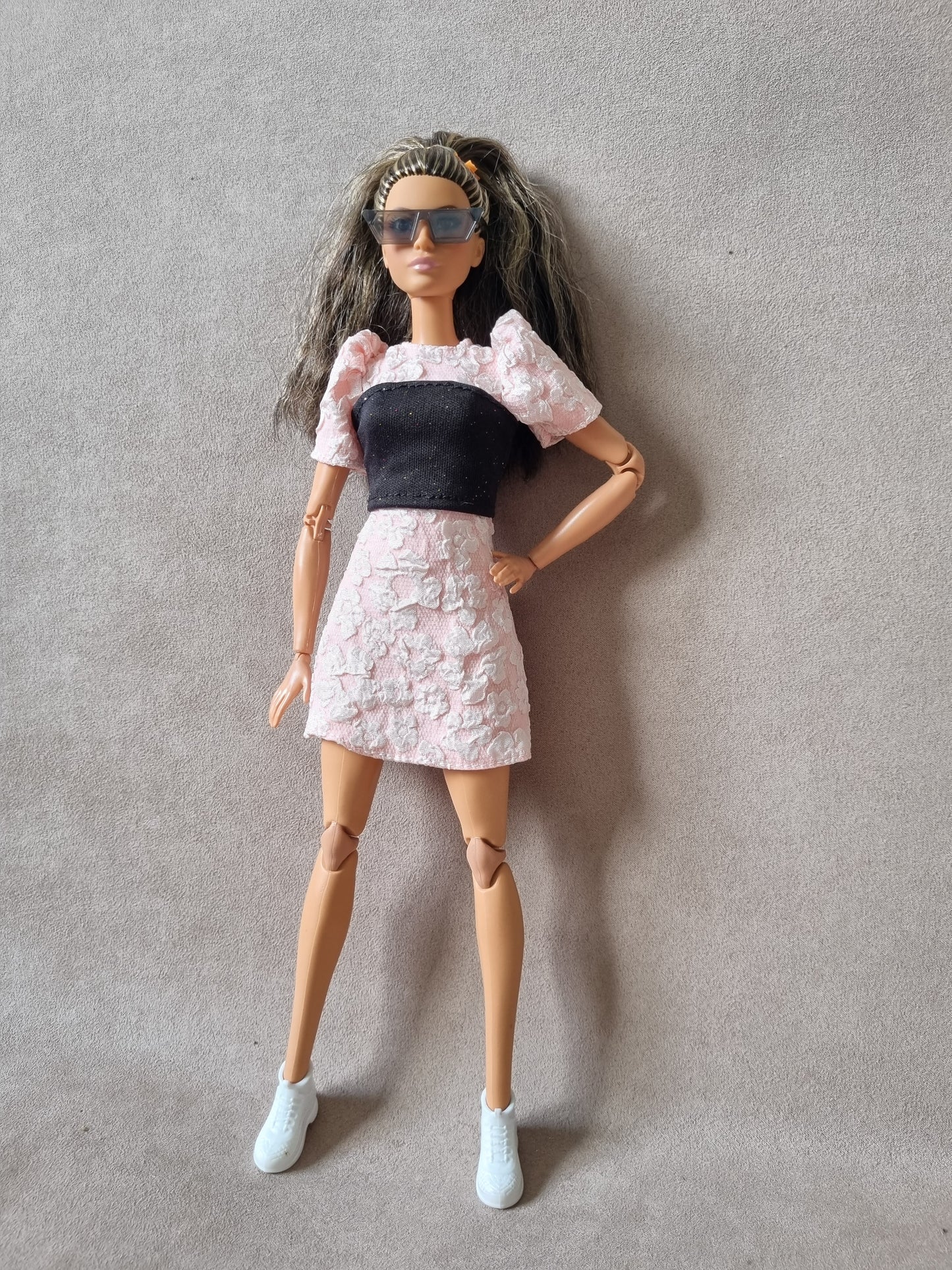 Pink dress for barbie , 11.5' doll