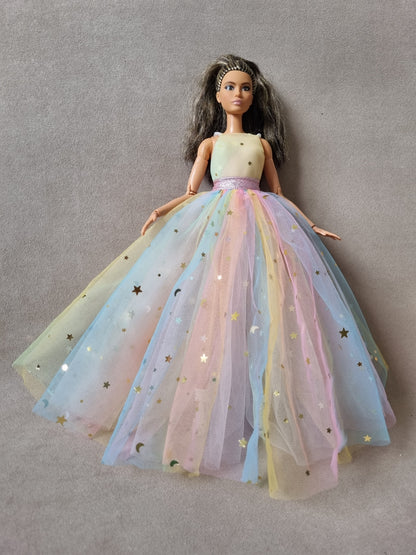 Princess dress for Barbie