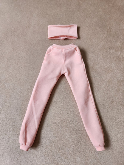 Hoodie croptop for Barbie