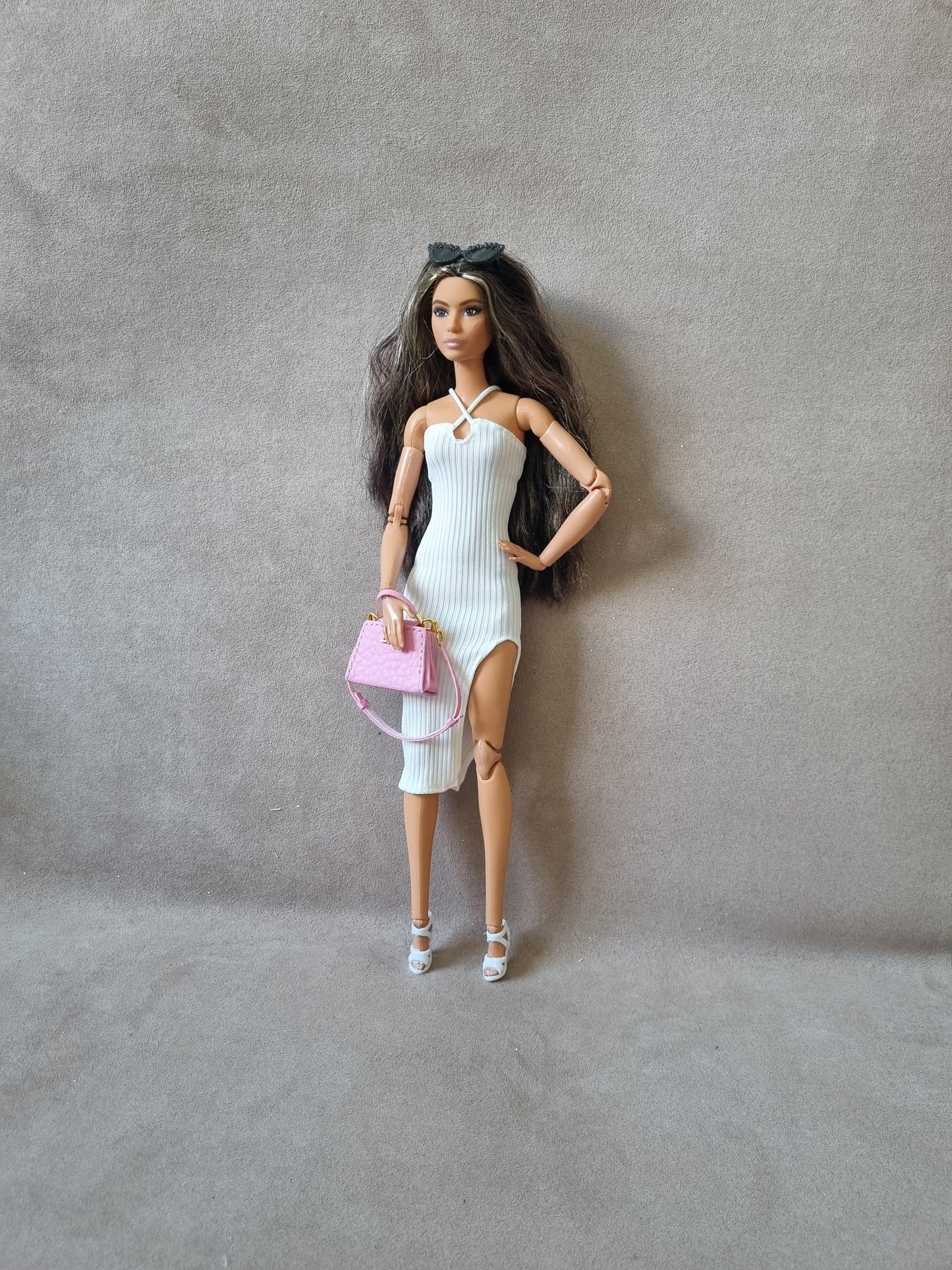 White dress and jacket for Barbie