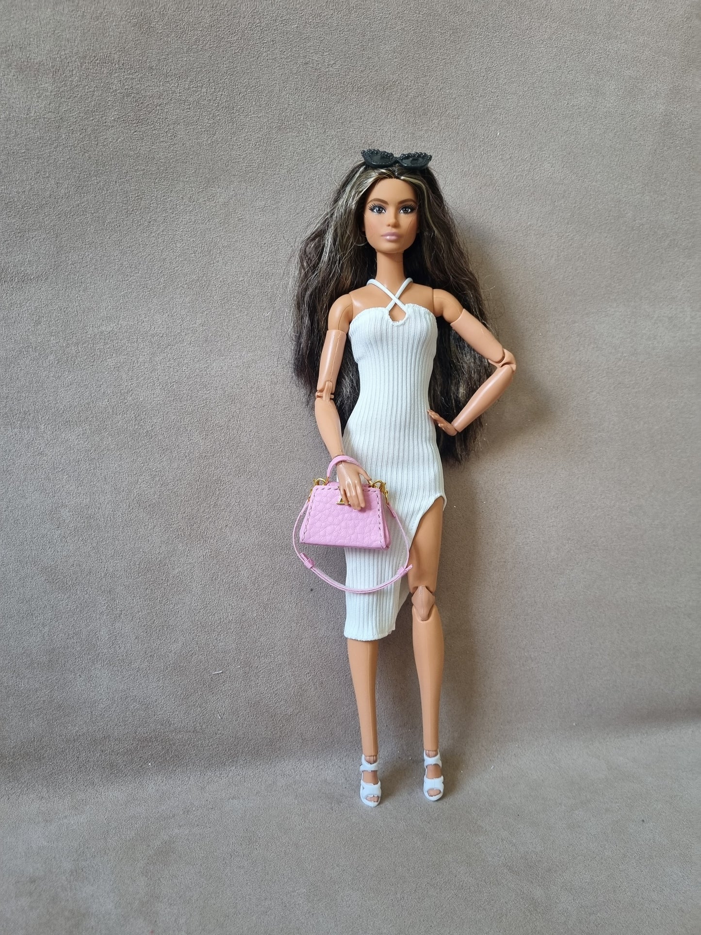 White dress and jacket for Barbie