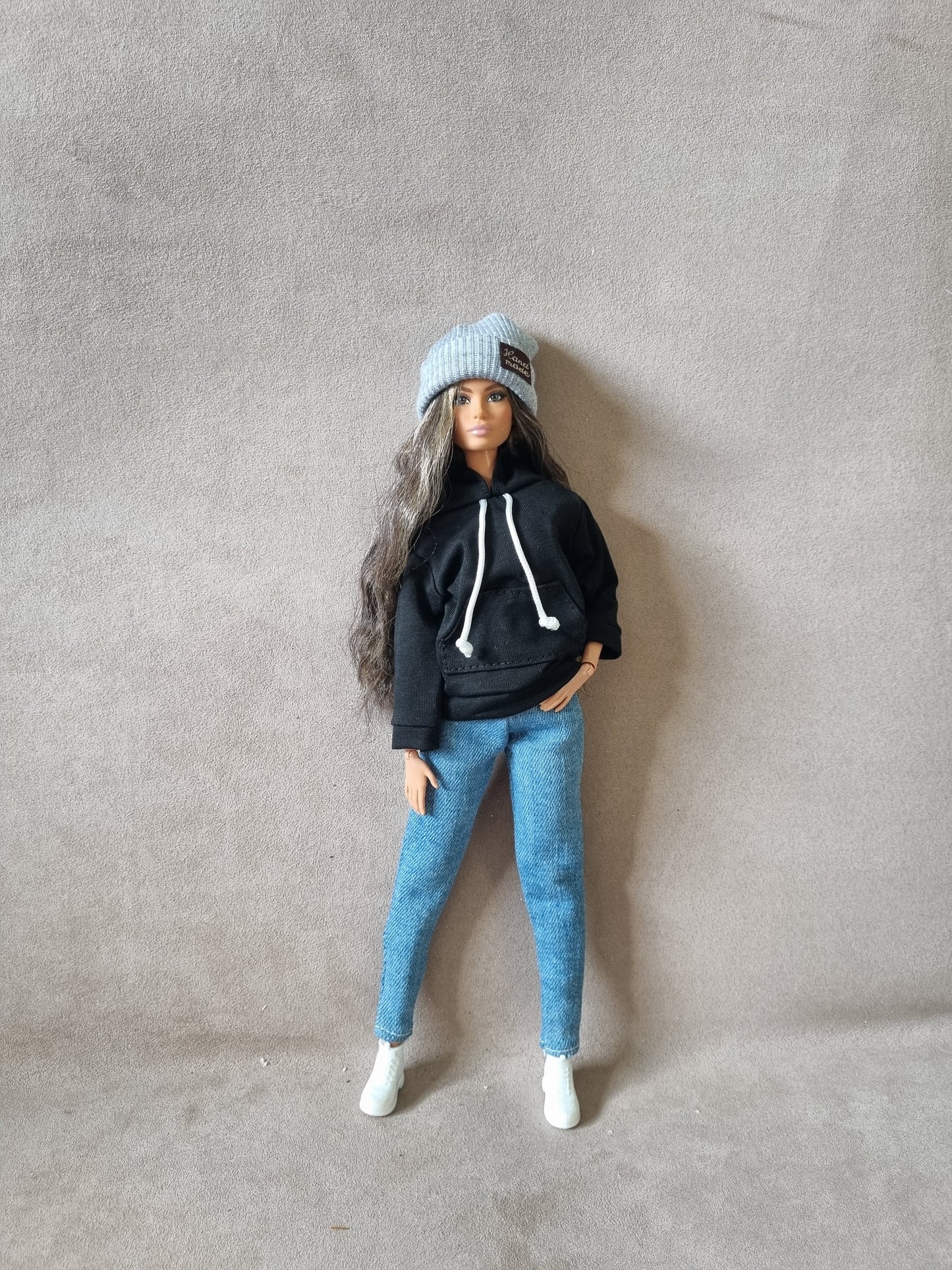 Black Hoodie and jean for Barbie