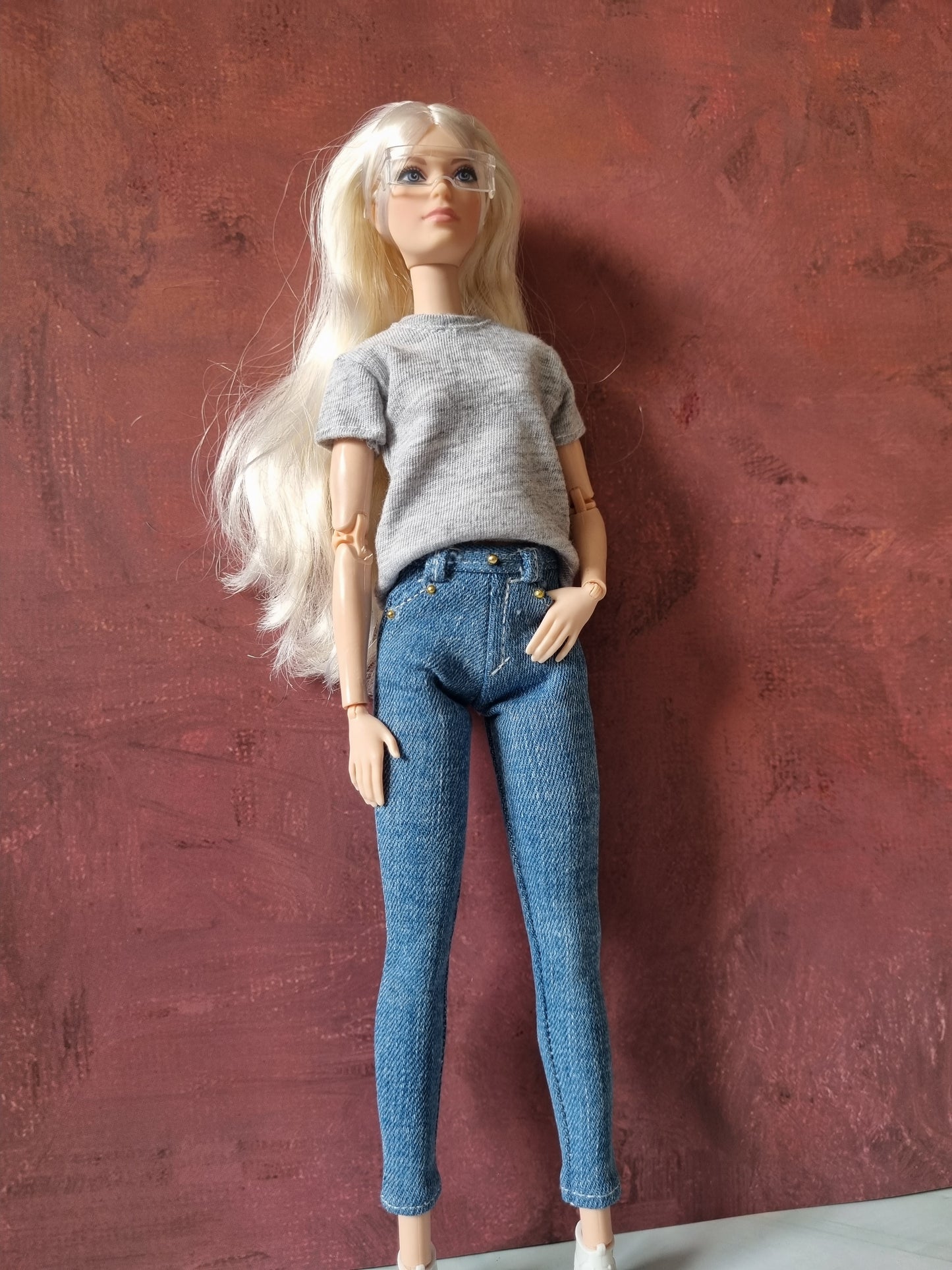 Jean Collections handmade for barbie , 11.5" doll clothes