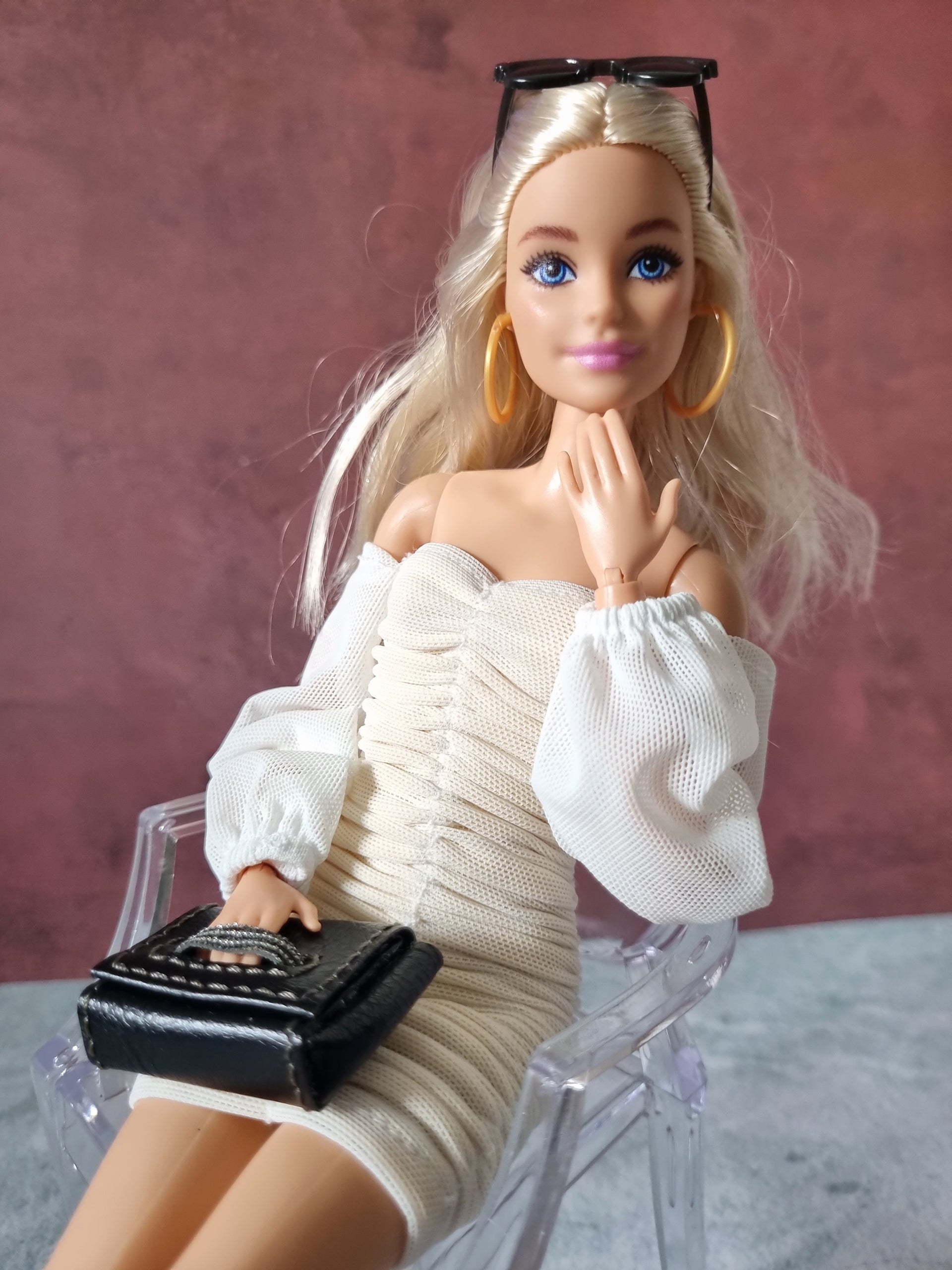 white christmas dresses White dress for Barbie doll – Huonghandmadedoll