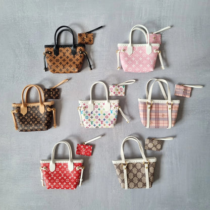 Collection Handbag and matching Wallet For Barbie,  Blythe , 1/6 Bjd doll