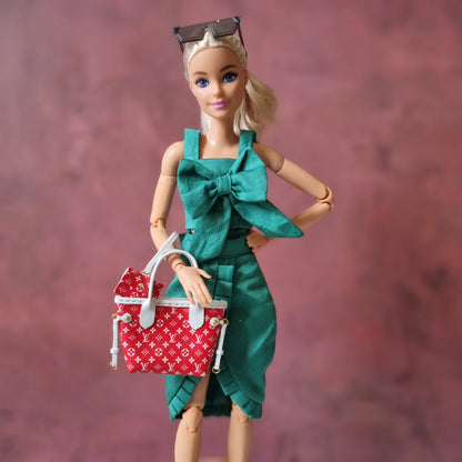 Collection Handbag and matching Wallet For Barbie,  Blythe , 1/6 Bjd doll