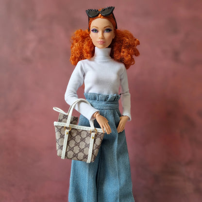 Collection Handbag and matching Wallet For Barbie,  Blythe , 1/6 Bjd doll