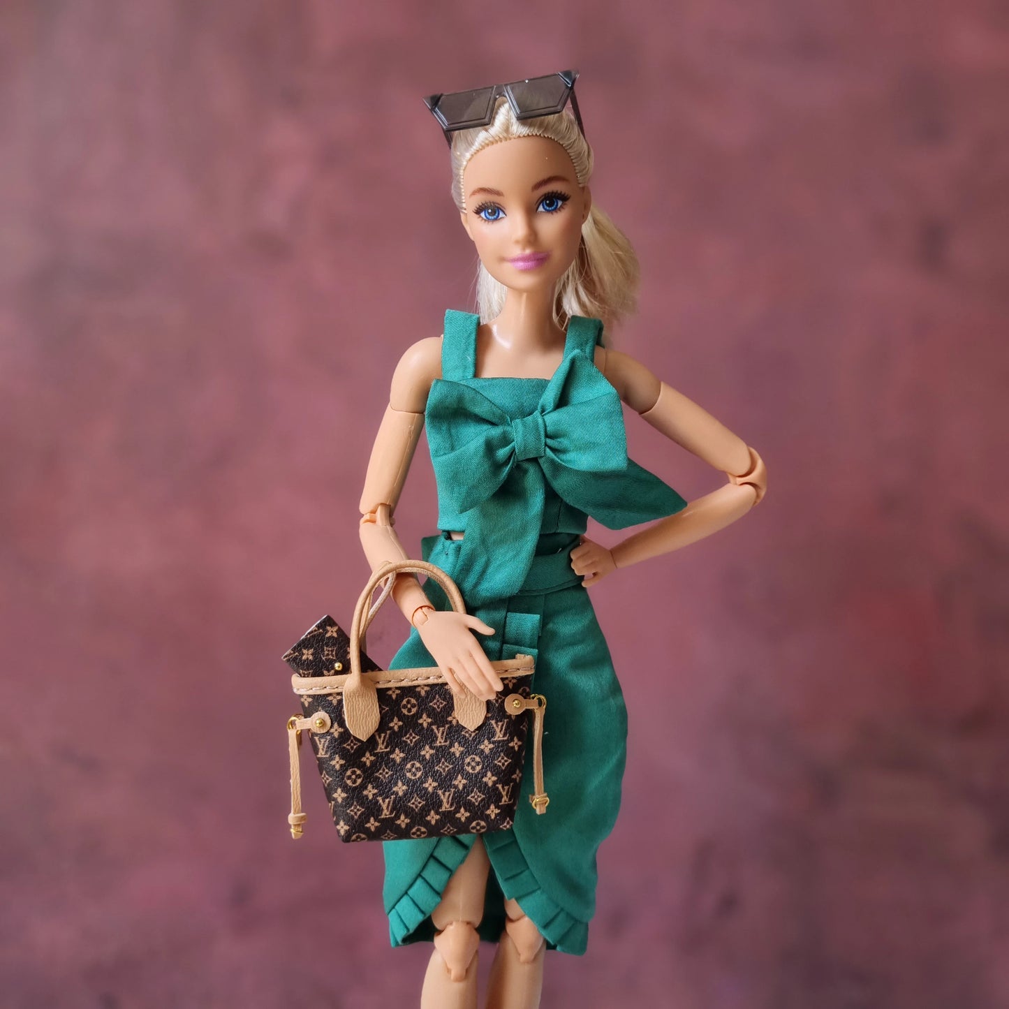 Collection Handbag and matching Wallet For Barbie,  Blythe , 1/6 Bjd doll
