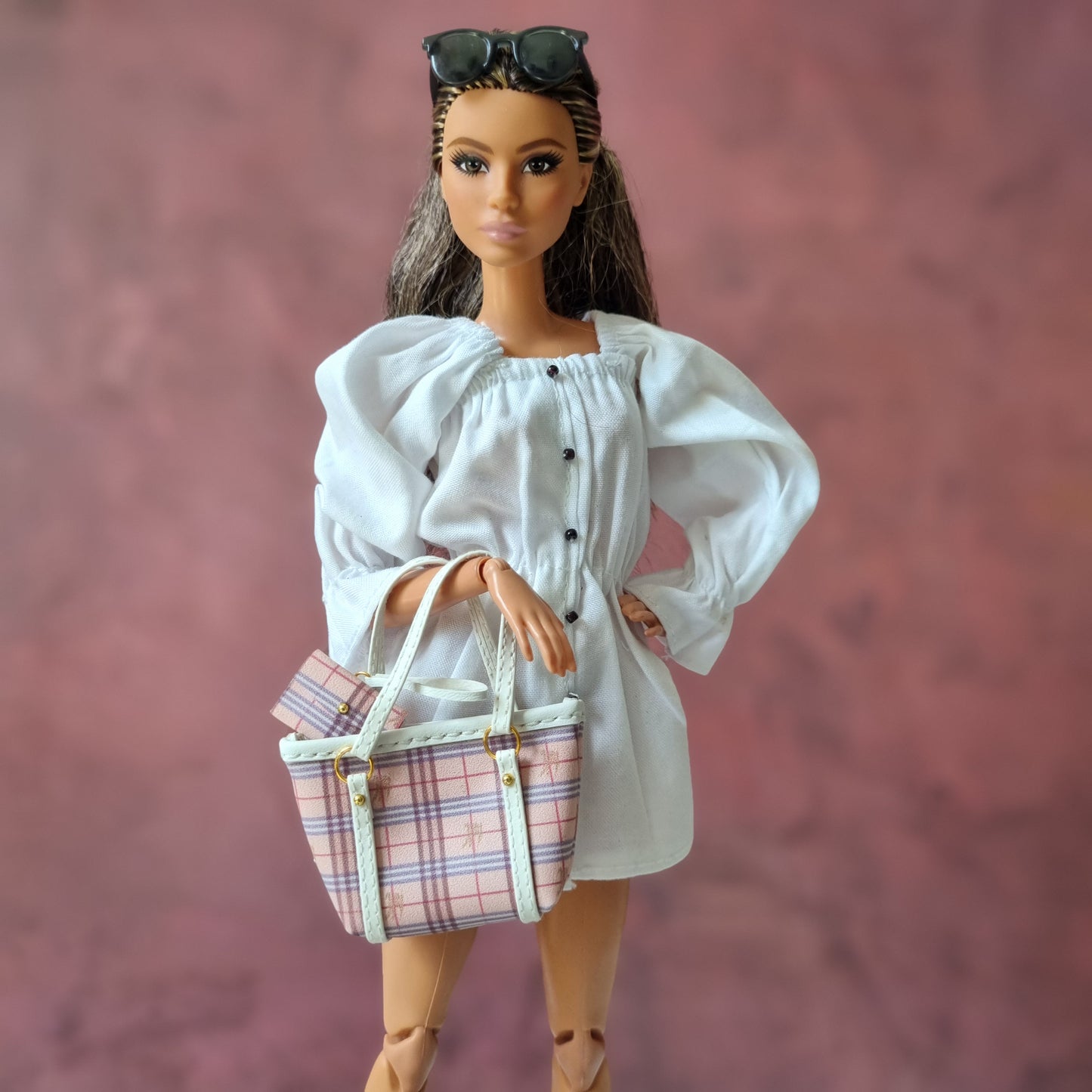 Handbag and Wallet For Barbie,  Blythe , 1/6 Bjd doll with logo