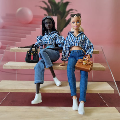 Top and  jeans for Barbie