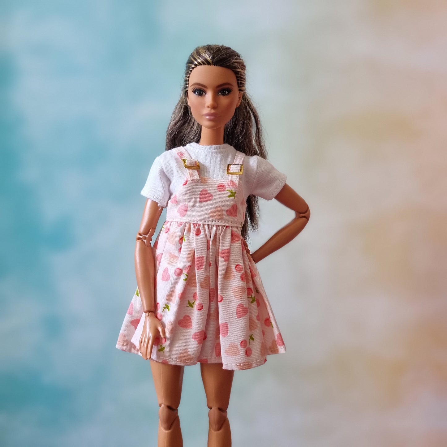 White shirt and Dress for Barbie