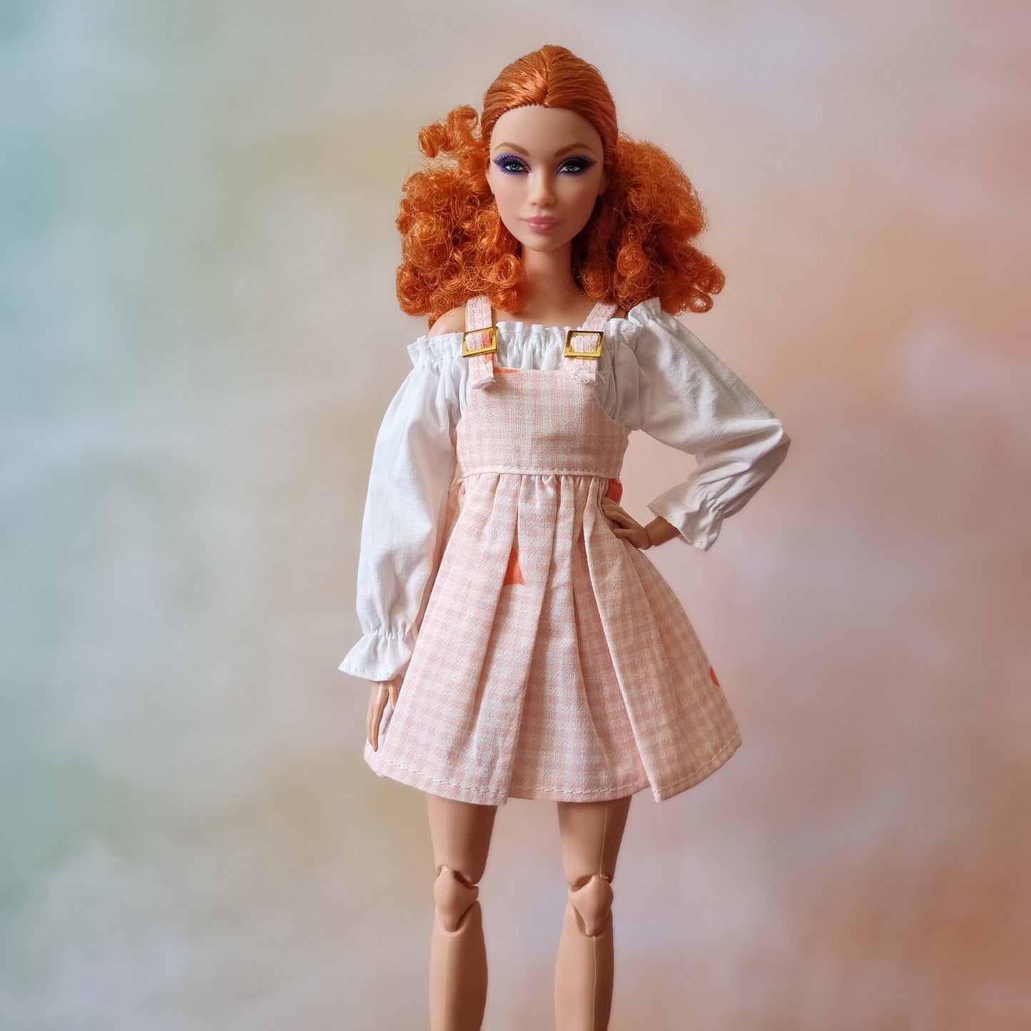 White shirt and Dress for Barbie