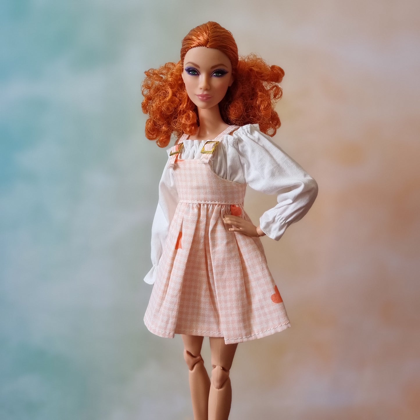 White shirt and Dress for Barbie