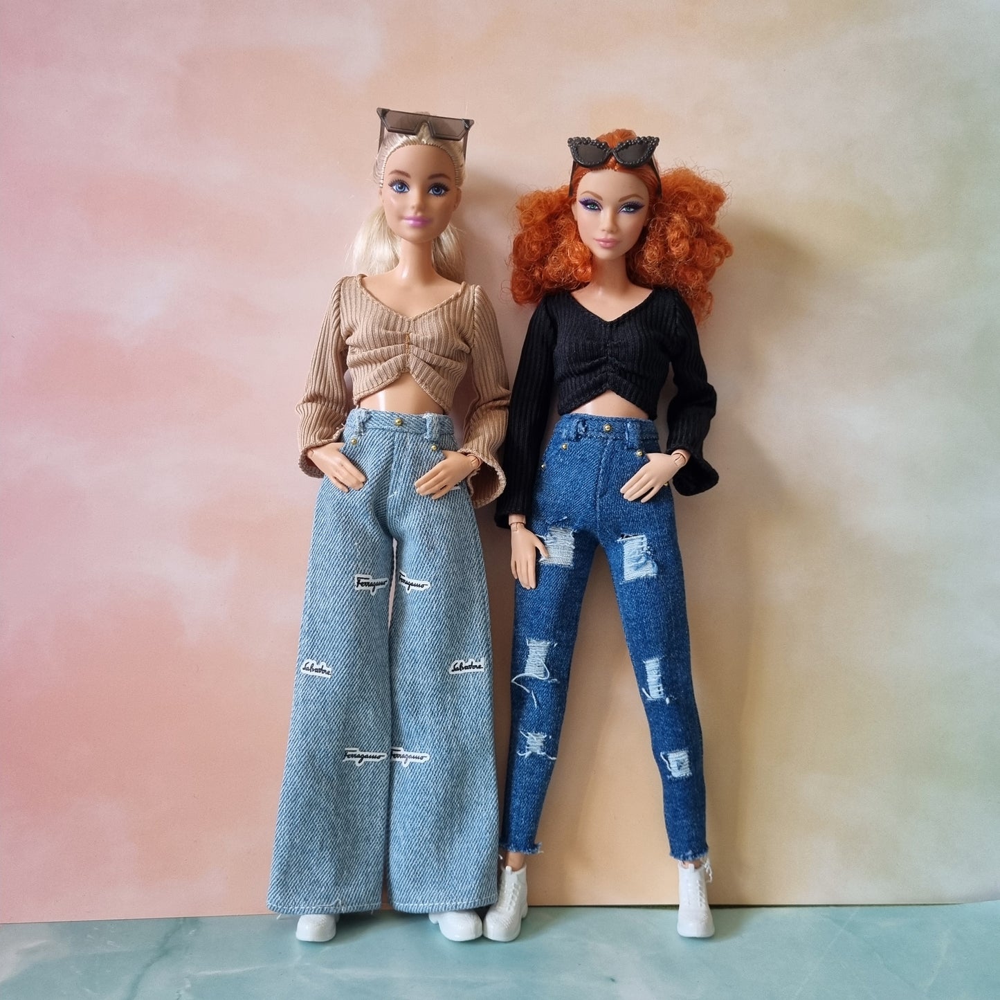 Clothes , Jean for Barbie doll