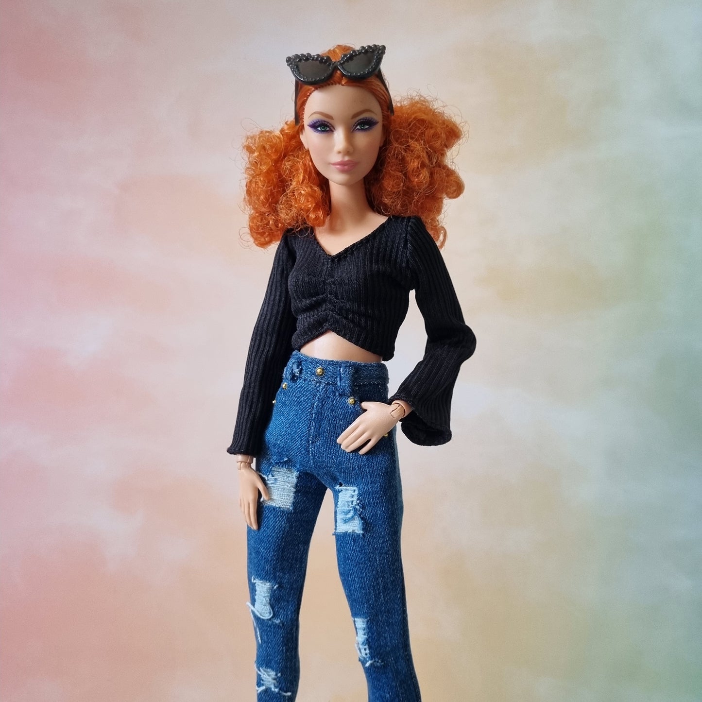 Clothes , Jean for Barbie doll