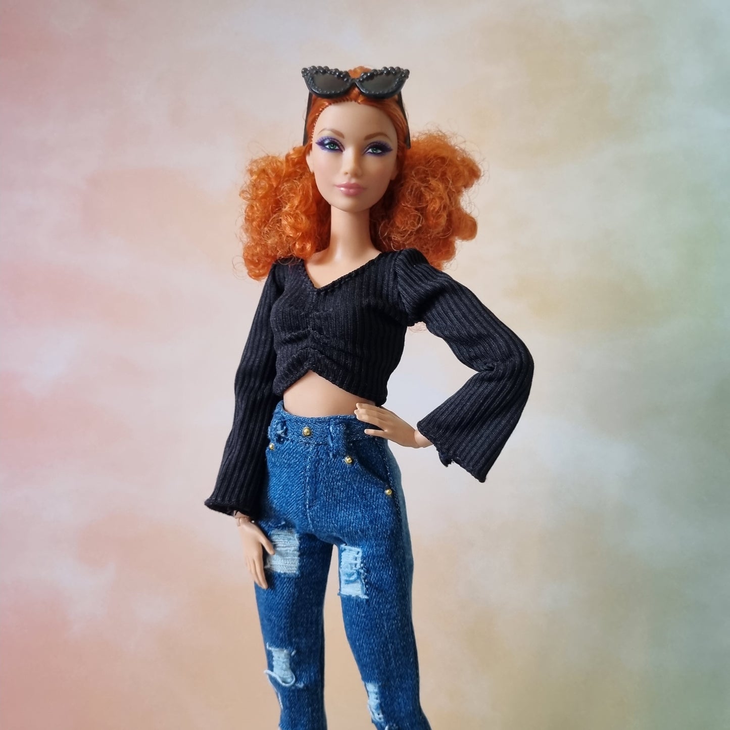 Clothes , Jean for Barbie doll