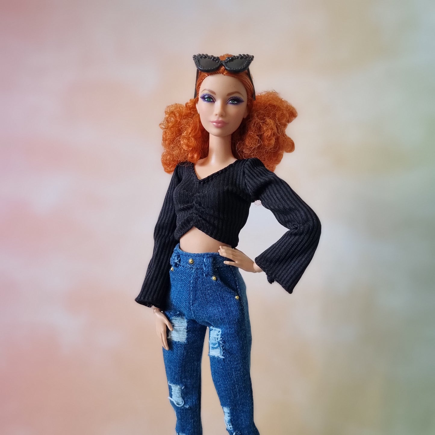 Clothes , Jean for Barbie doll