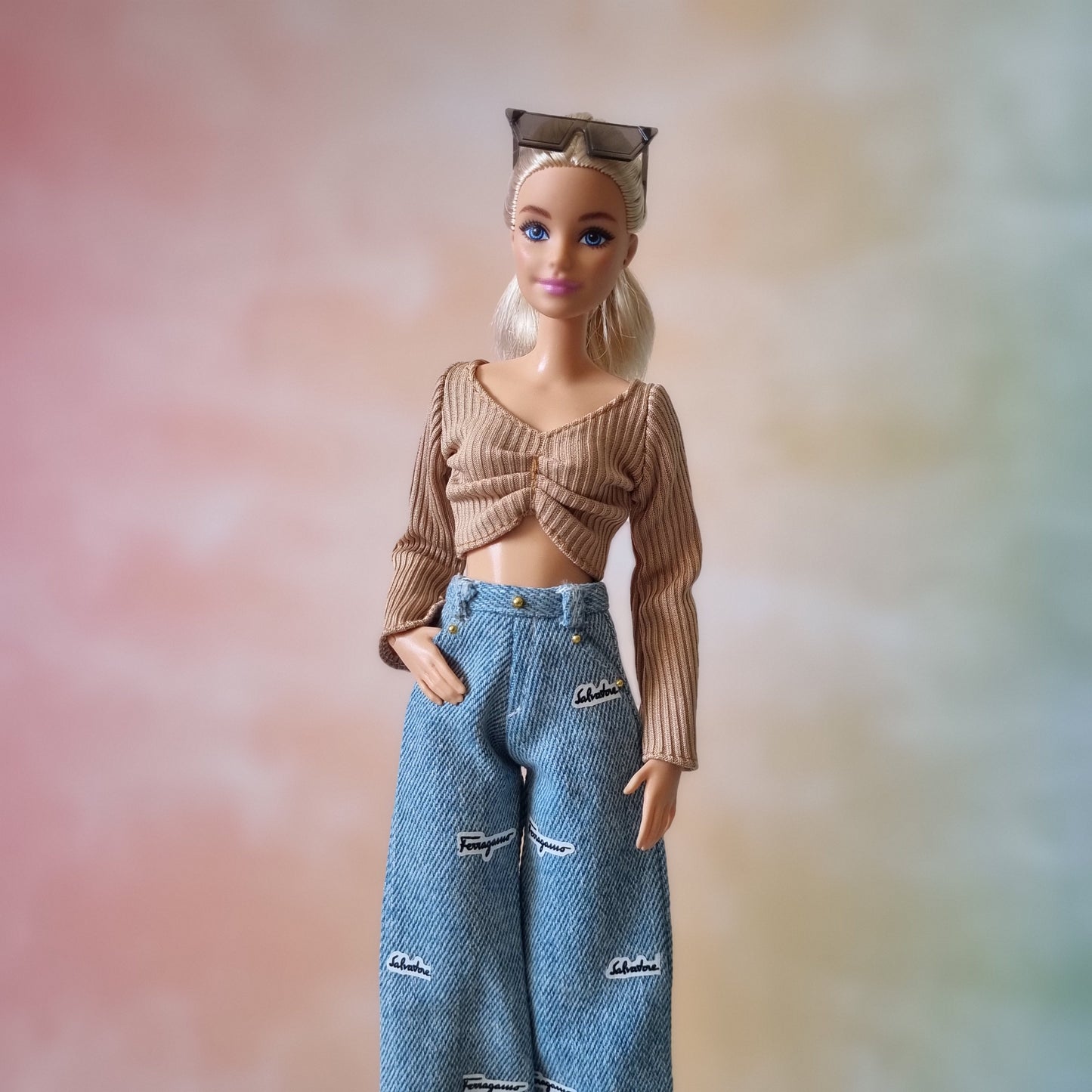 Clothes , Jean for Barbie doll