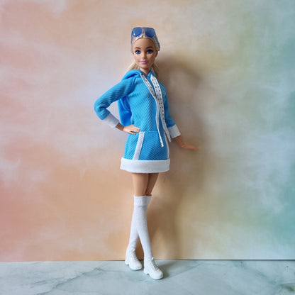 Blue dress for Barbie