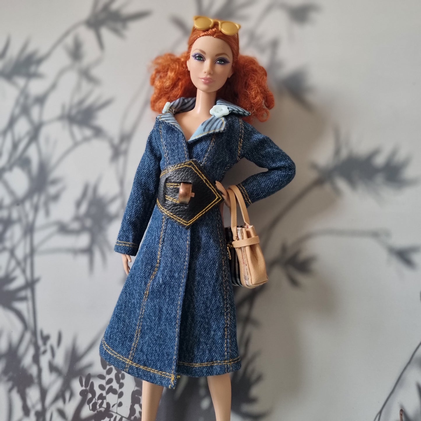 Jacket and dress for barbie , 11.5" doll , 1/6 doll