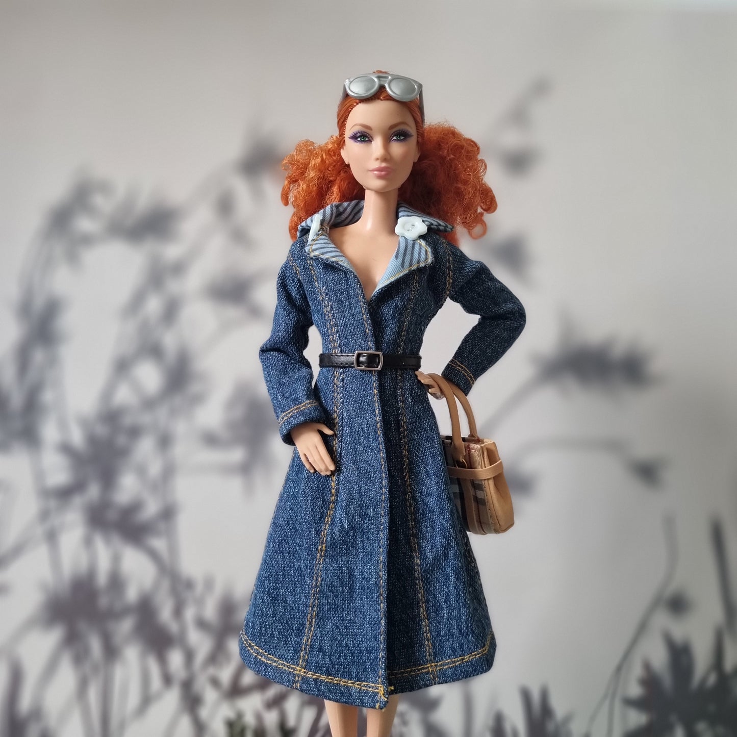 Jacket and dress for barbie , 11.5" doll , 1/6 doll