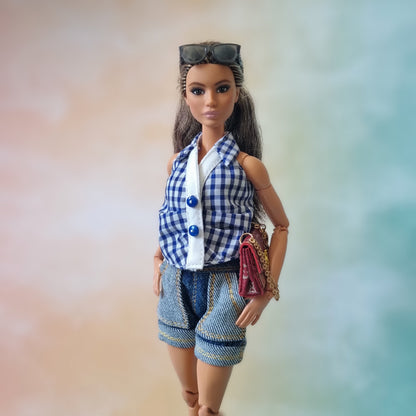 Clothes , Jean for Barbie doll