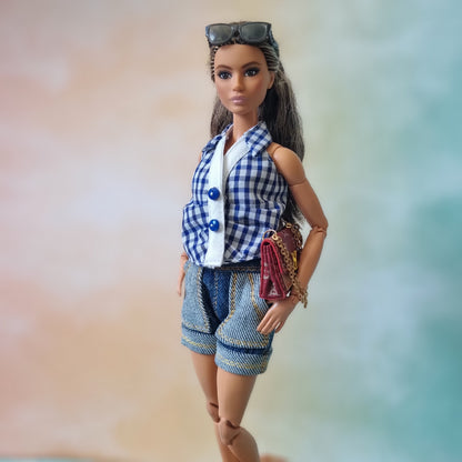 Clothes , Jean for Barbie doll