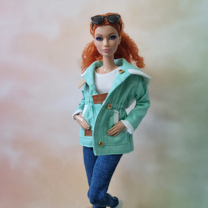 Jacket and Jean for Barbie , 11.5" doll , 1/6 doll