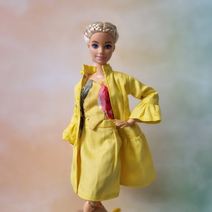 Coat and skirt for Barbie