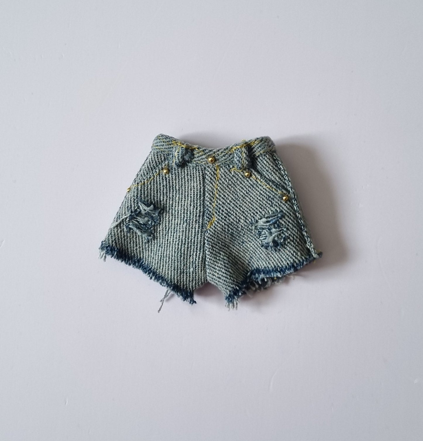 Skirt, Jean for Barbie doll