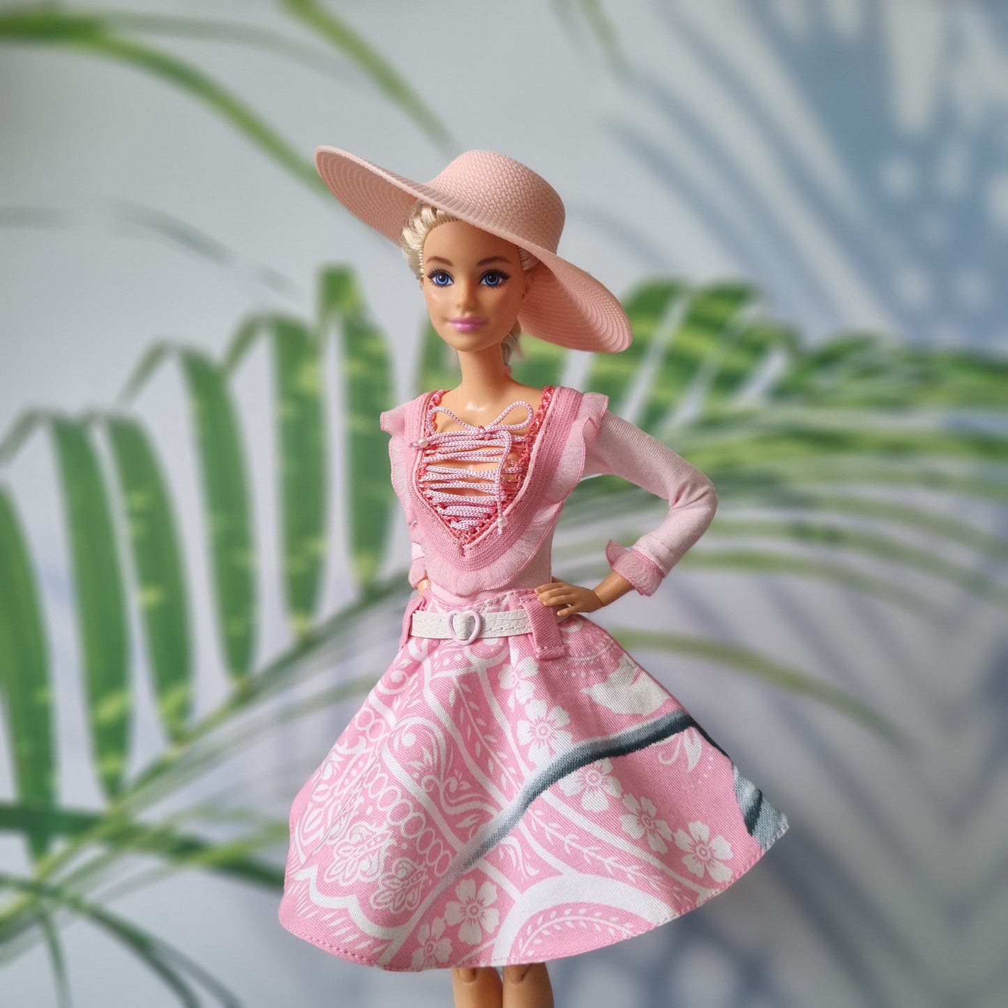 Skirt and body suit for Barbie doll