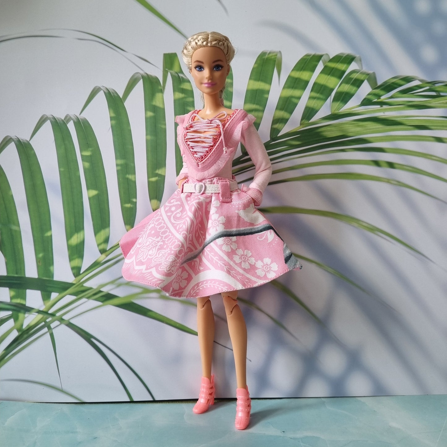 Skirt and body suit for Barbie doll