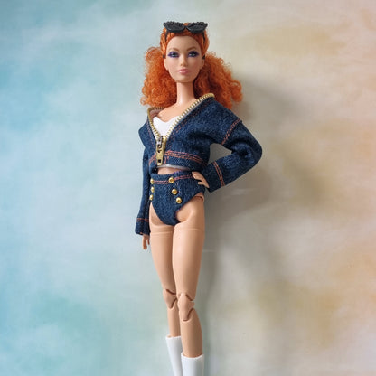 Clothes , Jean for Barbie doll