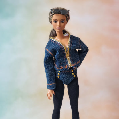 Clothes , Jean for Barbie doll