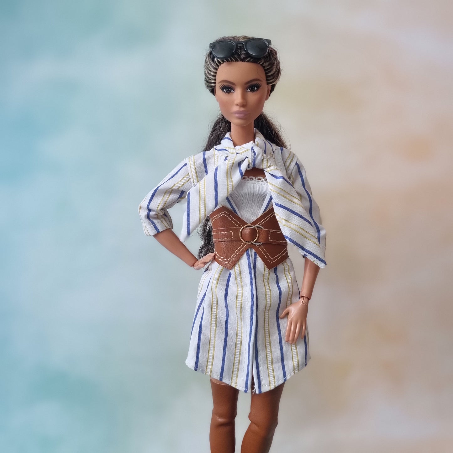 Shirt dress for Barbie