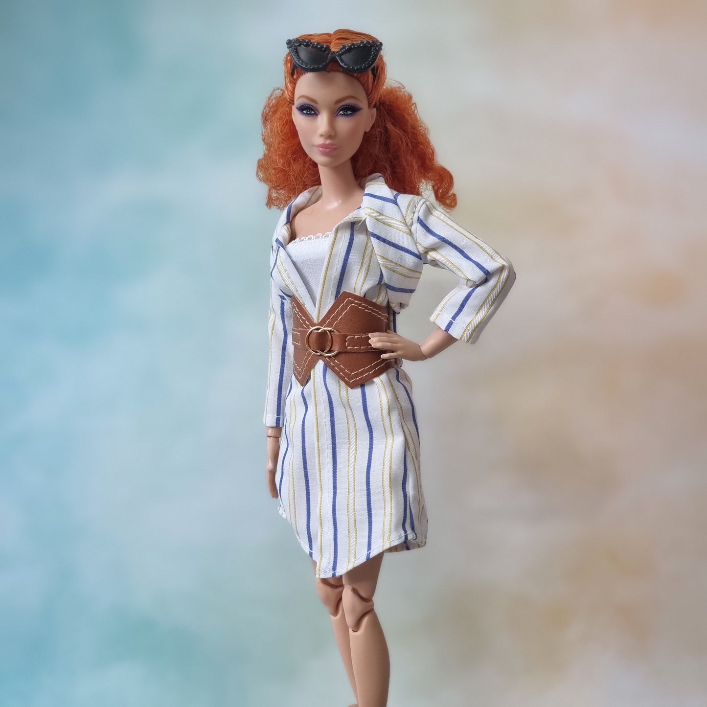 Shirt dress for Barbie