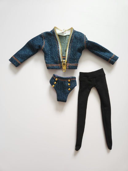 Clothes , Jean for Barbie doll