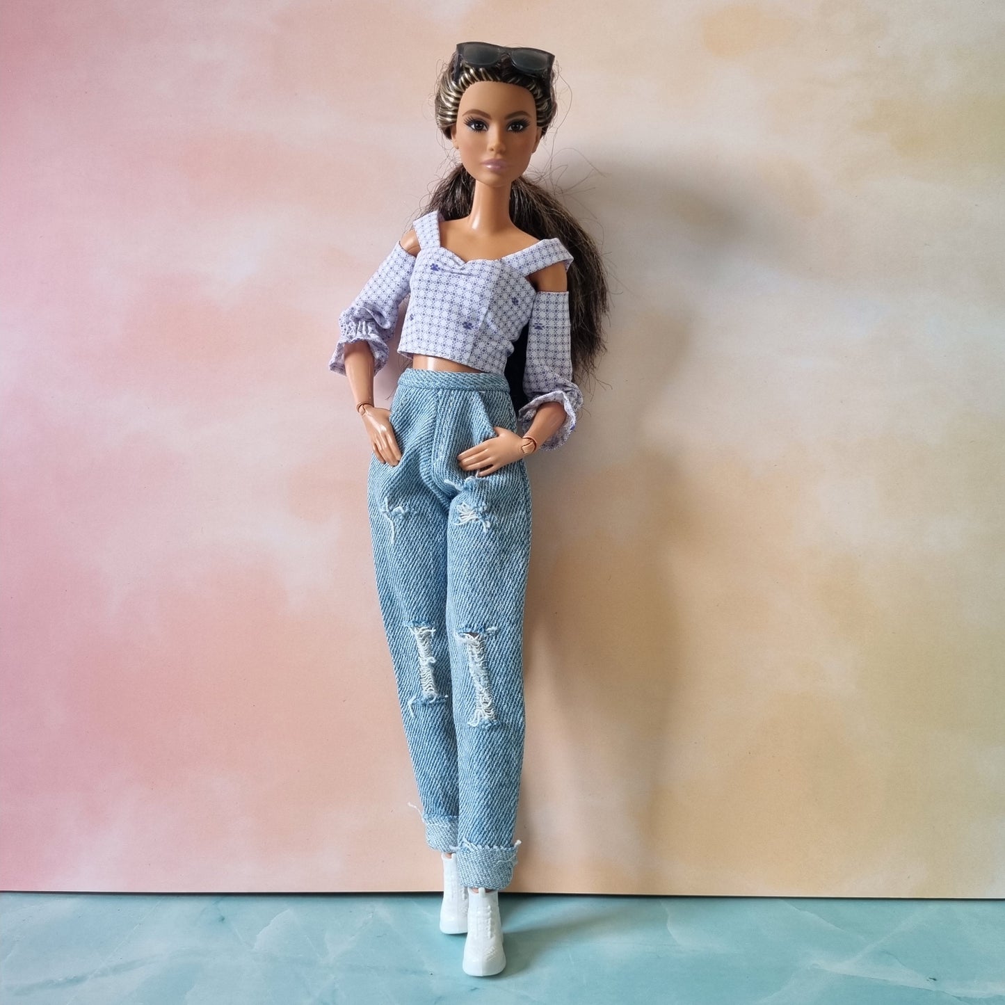 Clothes , Jean for Barbie doll