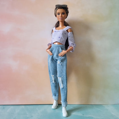 Clothes , Jean for Barbie doll