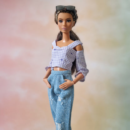 Clothes , Jean for Barbie doll