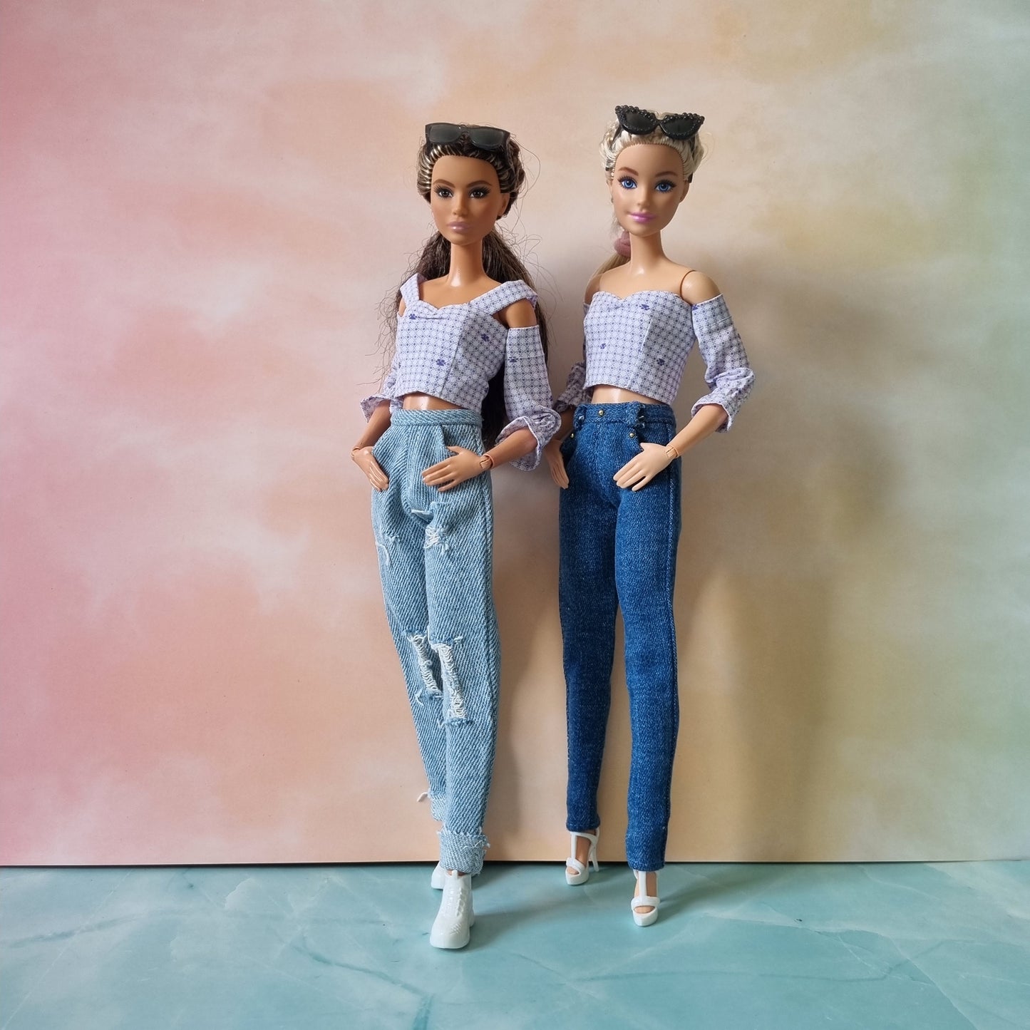 Clothes , Jean for Barbie doll