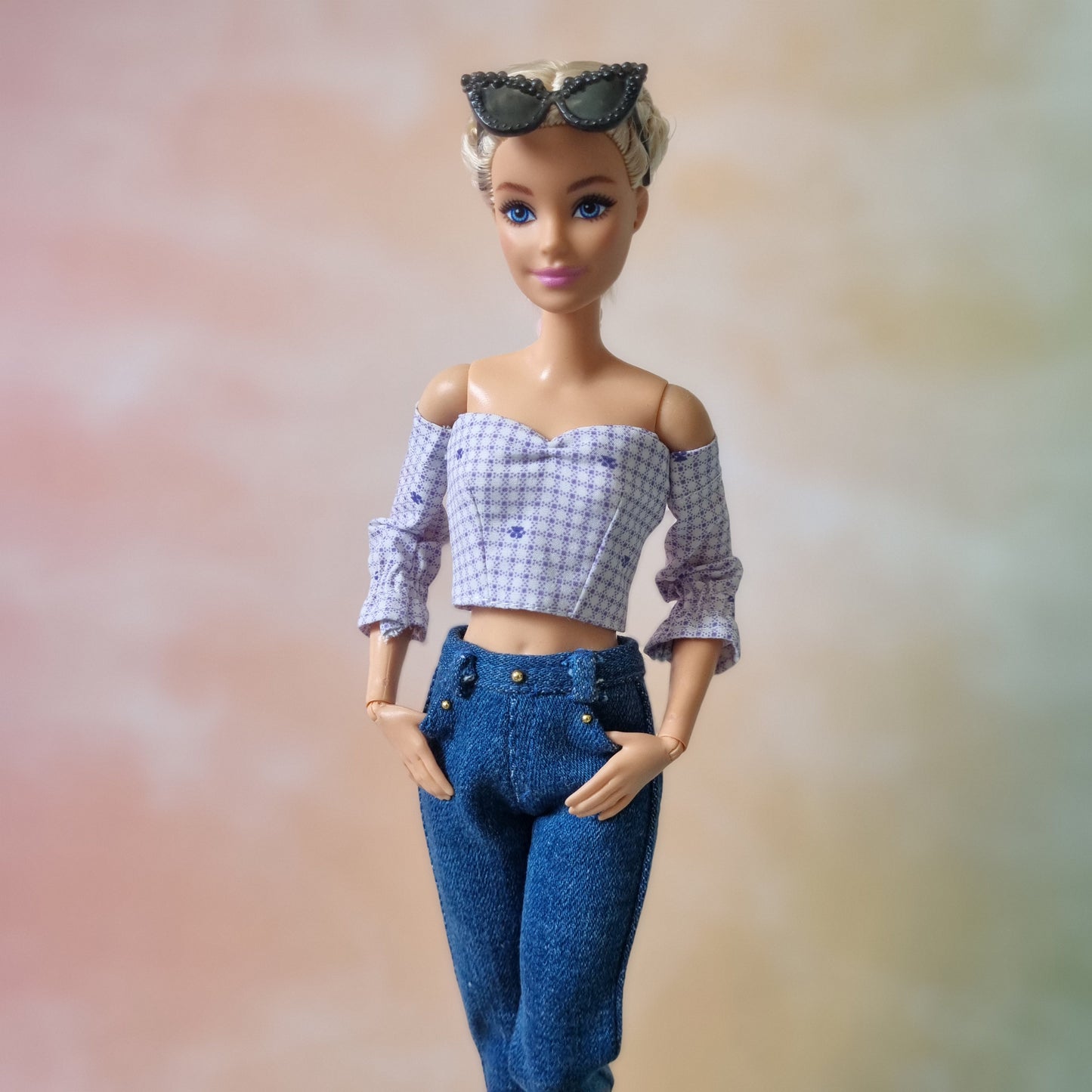 Clothes , Jean for Barbie doll