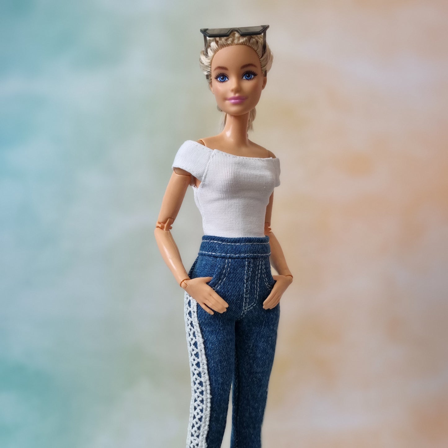 Clothes , Jean for Barbie doll