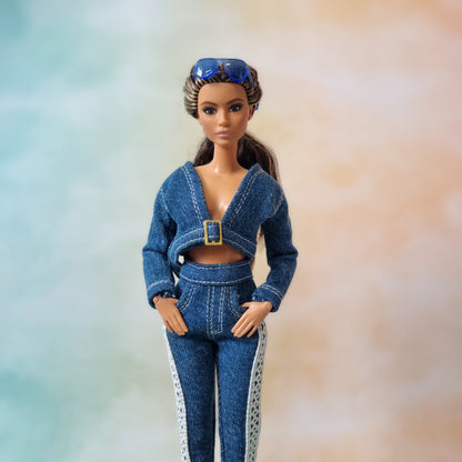 Clothes , Jean for Barbie doll