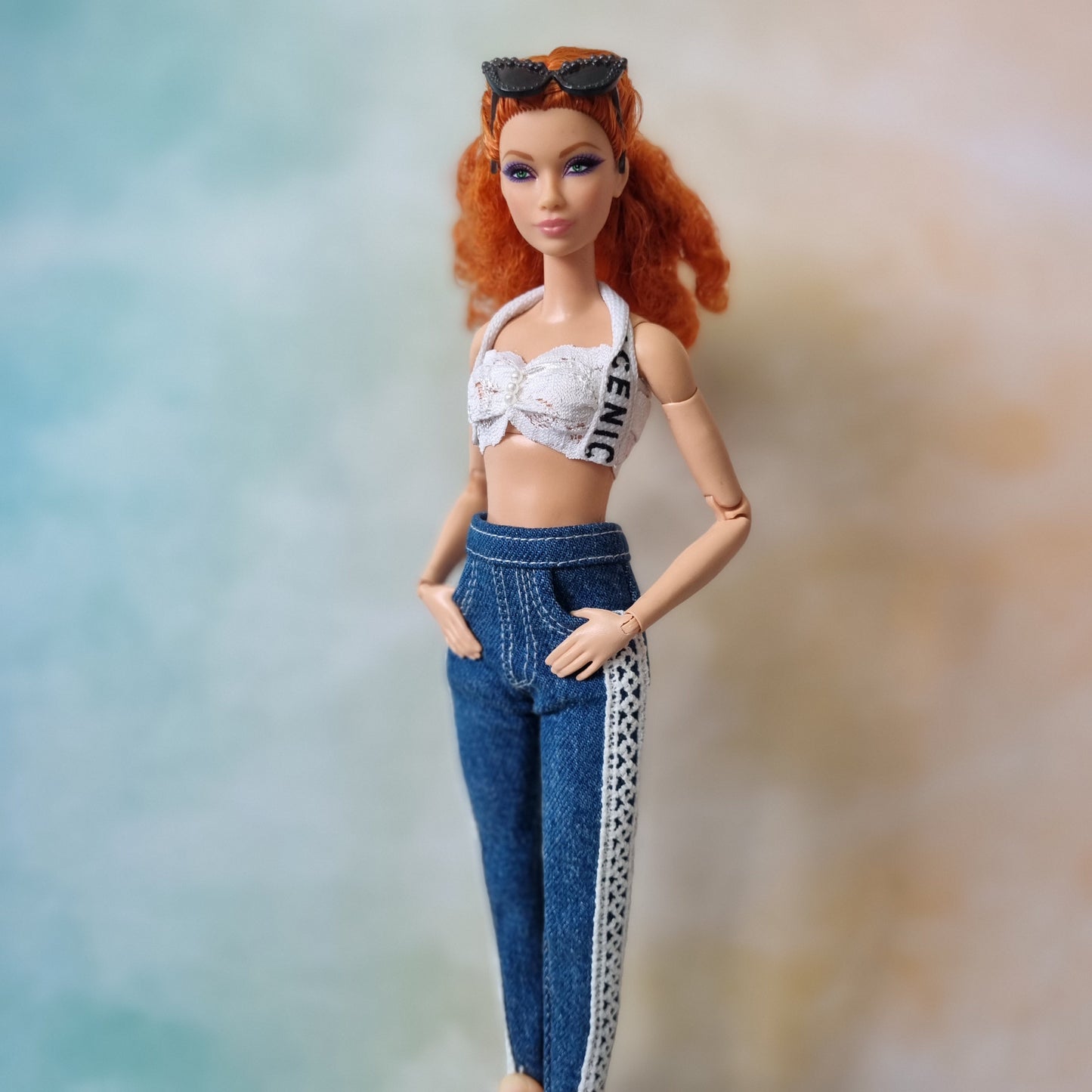 Clothes , Jean for Barbie doll