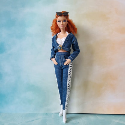 Clothes , Jean for Barbie doll