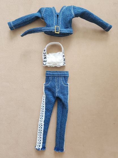 Clothes , Jean for Barbie doll