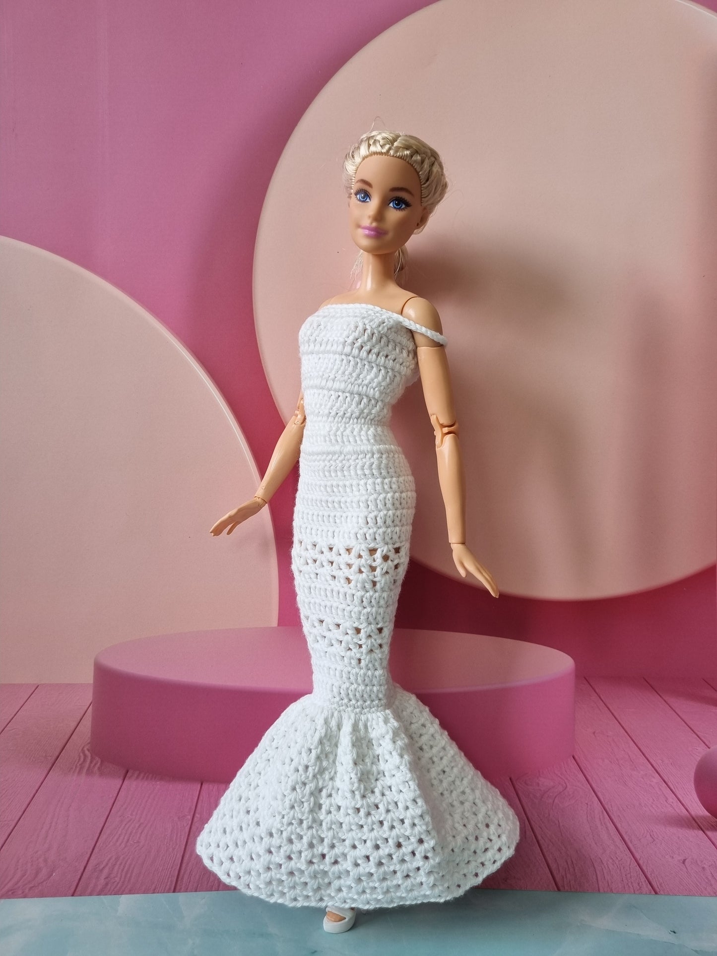 Crochet outfit for barbie doll, 11.5 inch doll