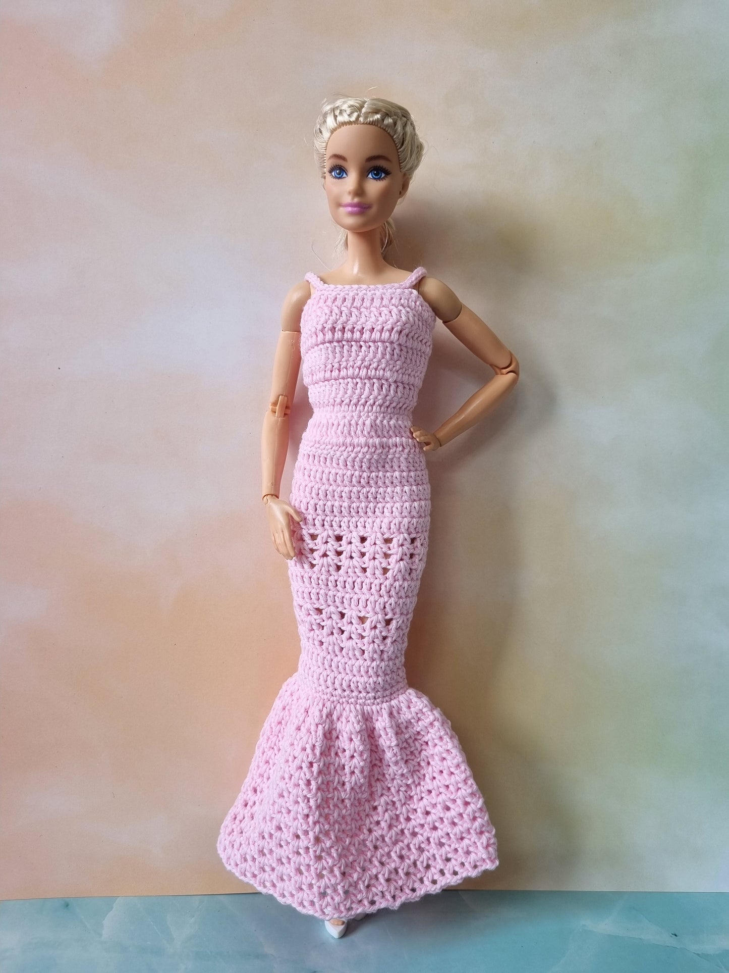 Crochet outfit for barbie doll, 11.5 inch doll